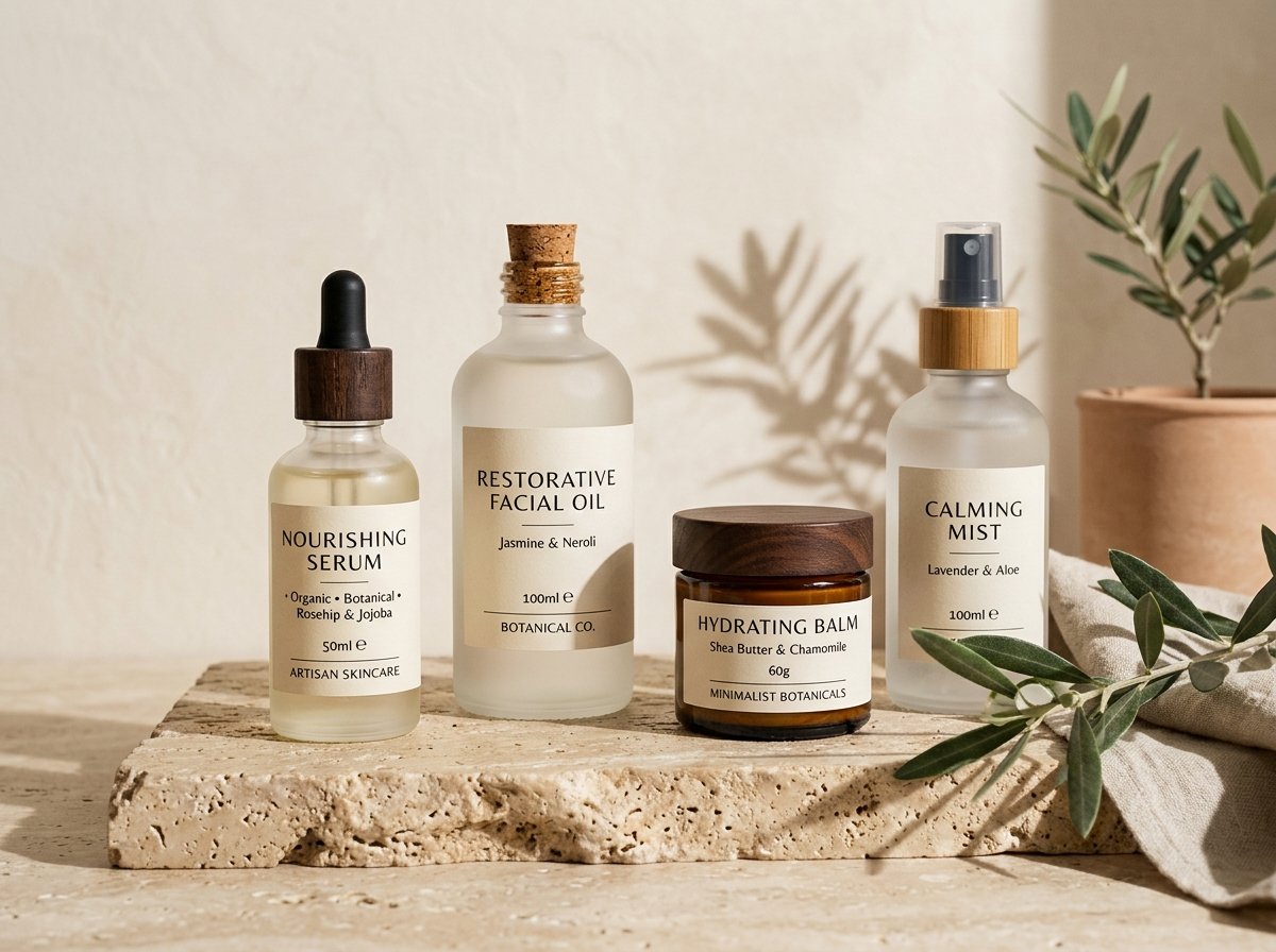 Botanical Co. - Minimalist skincare social media marketing and brand visual campaign